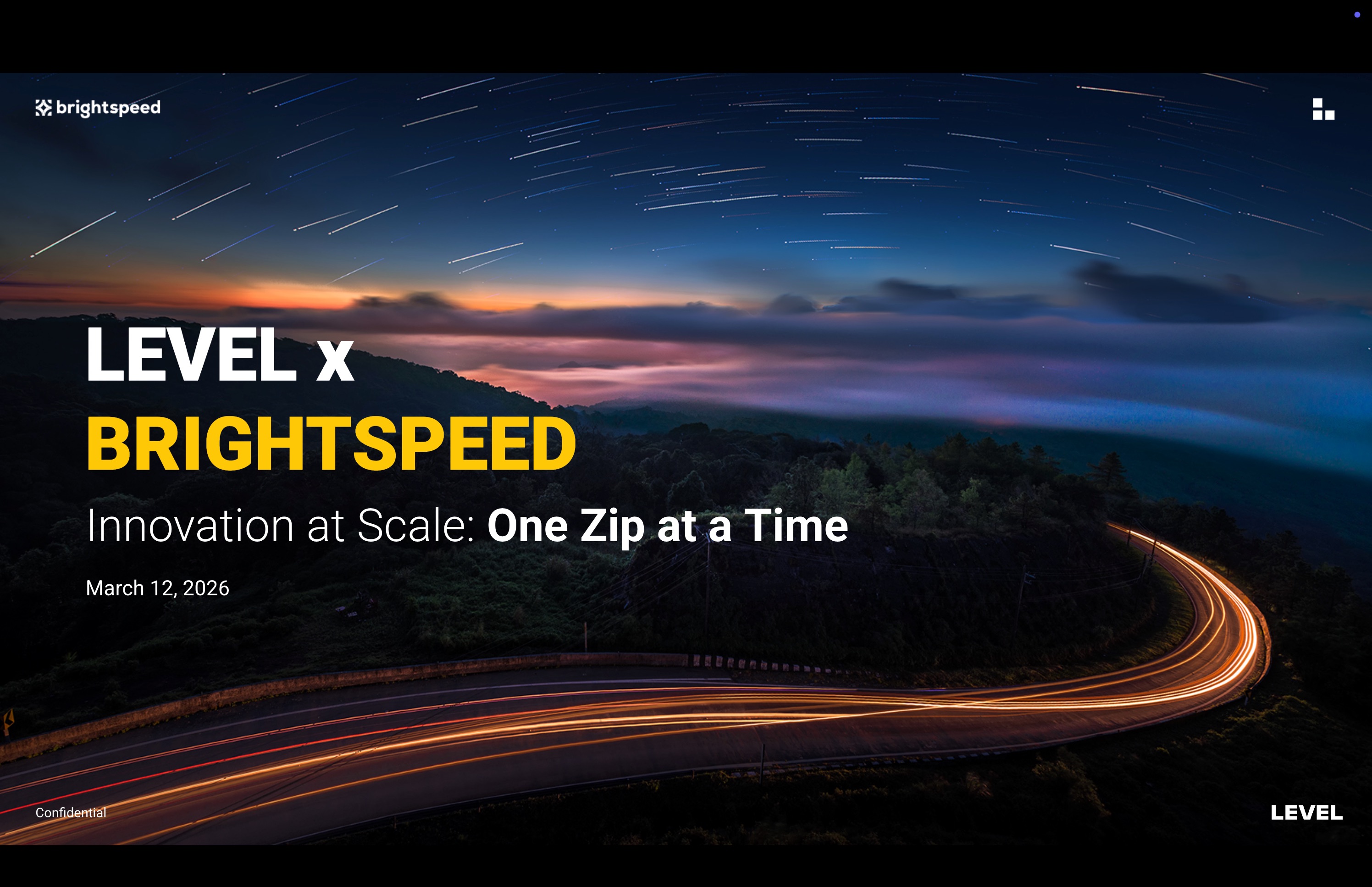Brightspeed Presentation Cover