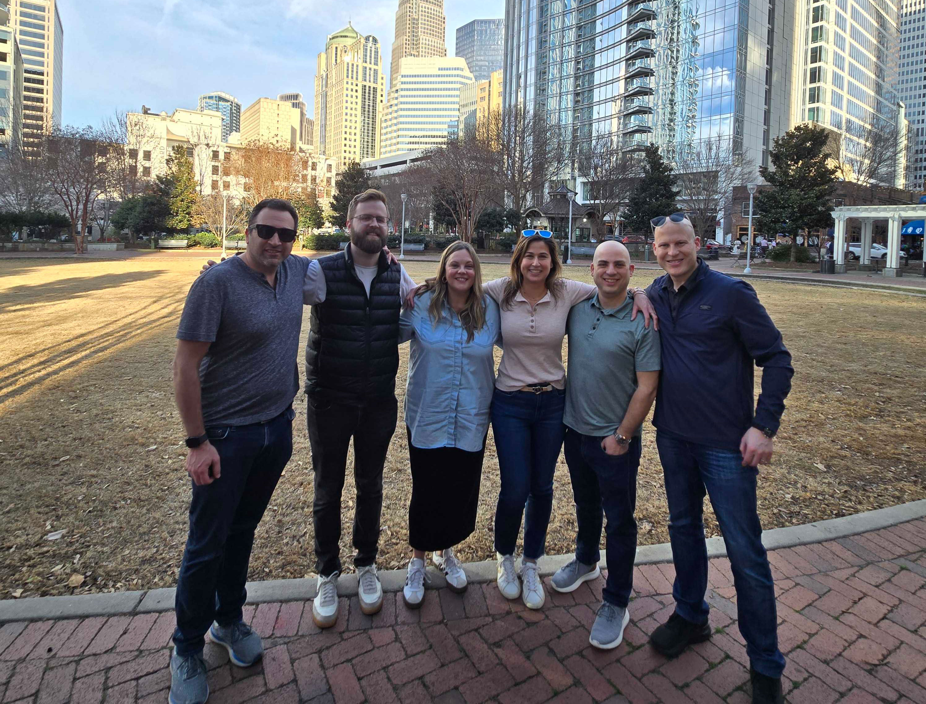 Level team in a Charlotte park