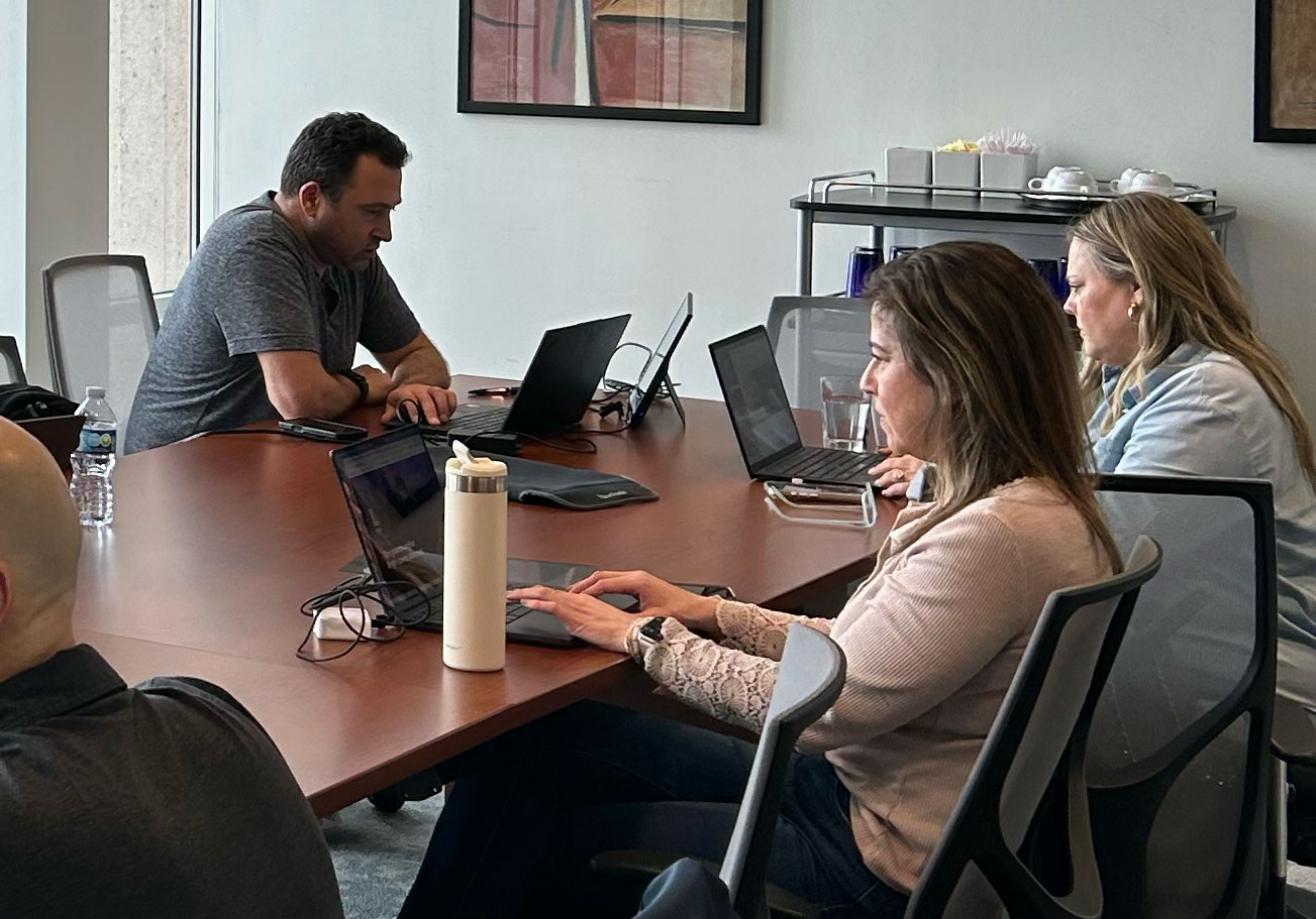 Team at work